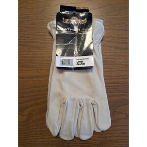 Wells Lamont Cow Hide Leather‎ Work Gloves Size Adult Men's Large Heavy Duty NEW